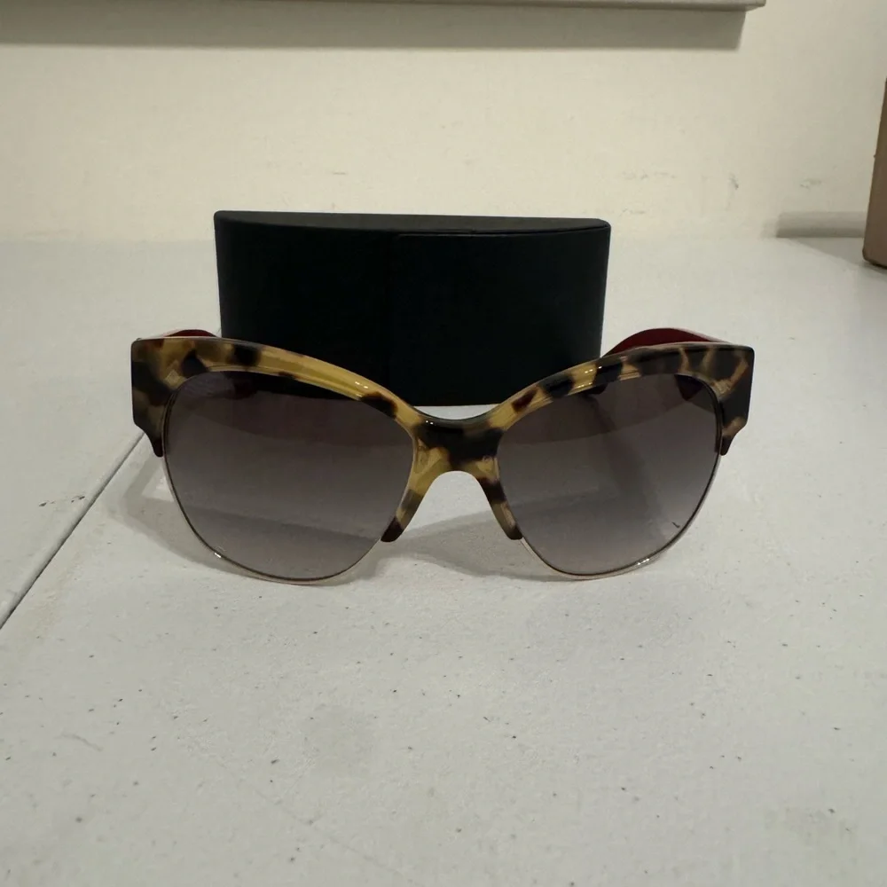 PRADA PR 11RS 7S00A7 - MEDIUM HAVANA 56/16/140 - Picture 2 of 7